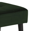 Actona Banca tapitata cu stofa si picioare metalice Glory Velvet Verde / Negru, l95xA38xH45 cm