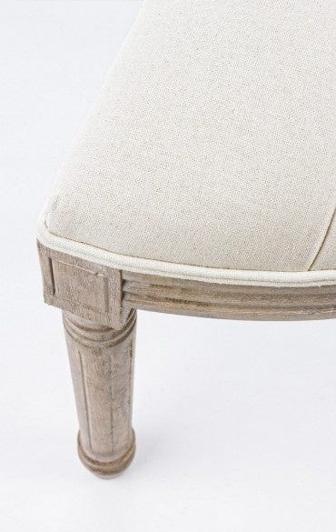 Banca tapitata cu stofa, Tilde Natural, l125xA42xH48 cm (11)