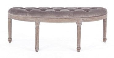 Banca tapitata cu stofa, Tilde Velvet Cappuccino, l125xA42xH48 cm (7)