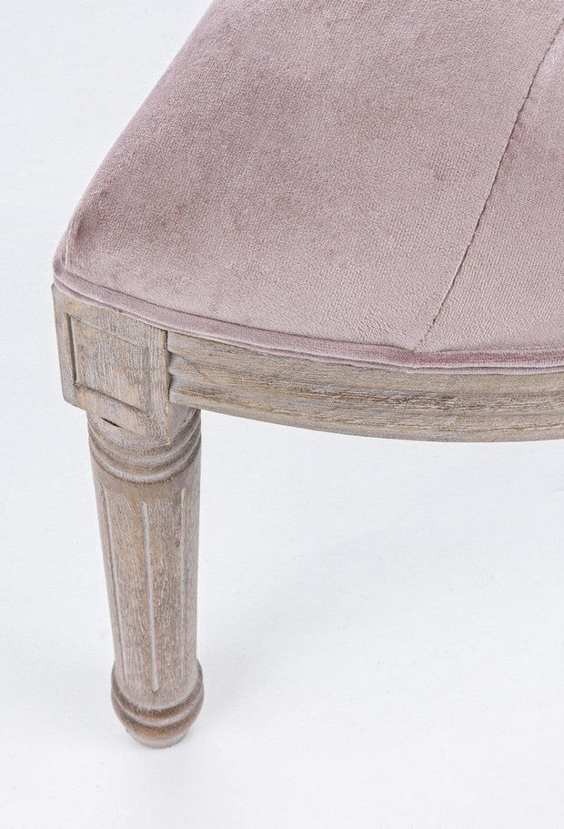 Banca tapitata cu stofa, Tilde Velvet Lila, l125xA42xH48 cm (5)