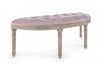 Banca tapitata cu stofa, Tilde Velvet Lila, l125xA42xH48 cm (6)