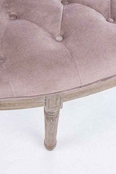 Banca tapitata cu stofa, Tilde Velvet Lila, l125xA42xH48 cm (10)