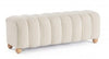 Banca tapitata cu stofa, Zora Alb, l120xA43xH43 cm (5)