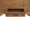 Banca din lemn cu 1 sertar si spatiu de depozitare, Teak Anne Small Nuc, l100xA40xH45 cm (3)