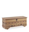 Banca din lemn cu 2 sertare si spatiu de depozitare, Teak Anne Large Natural, l120xA40xH48 cm