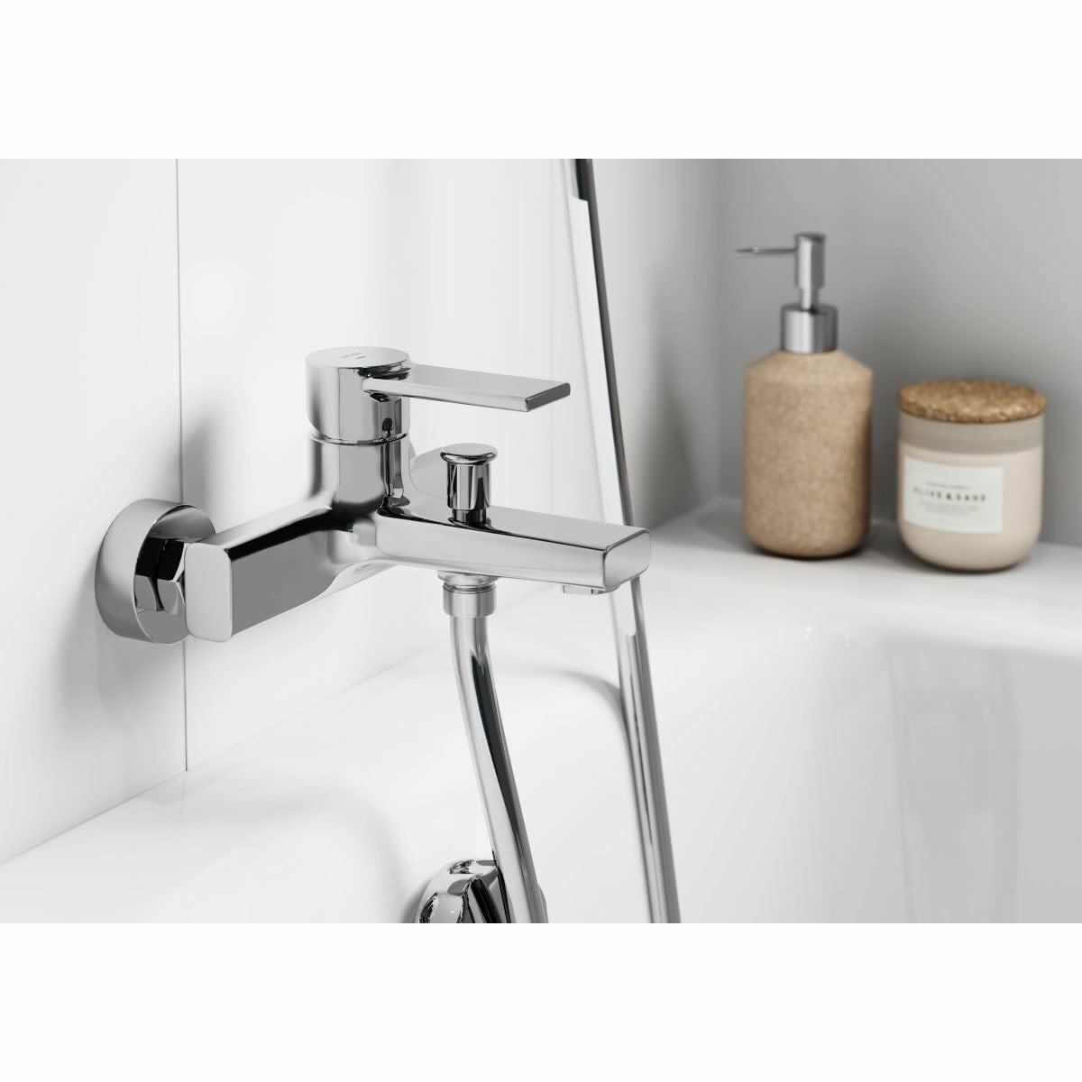 Baterie perete pentru cada si dus, Zip Crom, S951-560 (1)