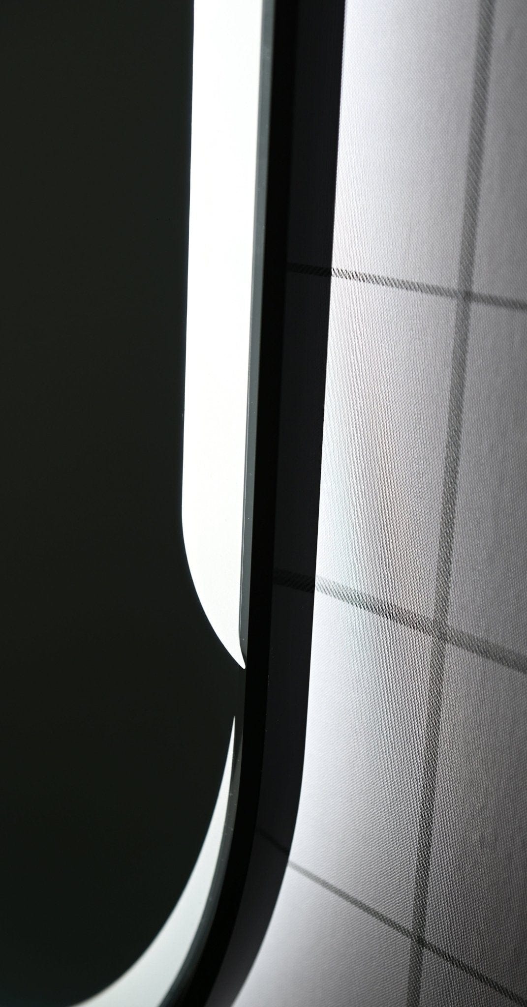 Bathzone BATHZONE, Oglinda Baie Slim 07 cu Iluminare Led si Touch Senzor, IP44, 6500K, 2060LM, Ovala l50xH150 cm