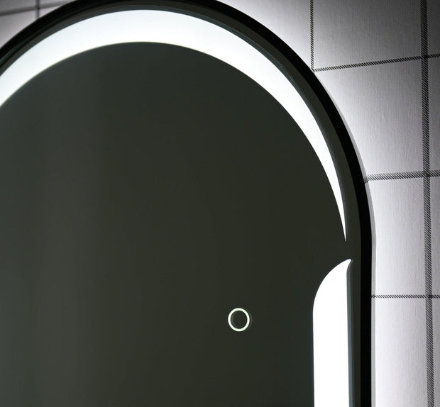 Bathzone BATHZONE, Oglinda Baie Slim 07 cu Iluminare Led si Touch Senzor, IP44, 6500K, 2060LM, Ovala l50xH150 cm