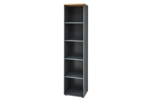 Szynaka Biblioteca din MDF Brego 07 Antracit, l45xA38xH197 cm