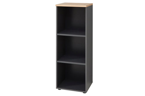 Szynaka Biblioteca din MDF Brego 14 Antracit, l45xA38xH122 cm
