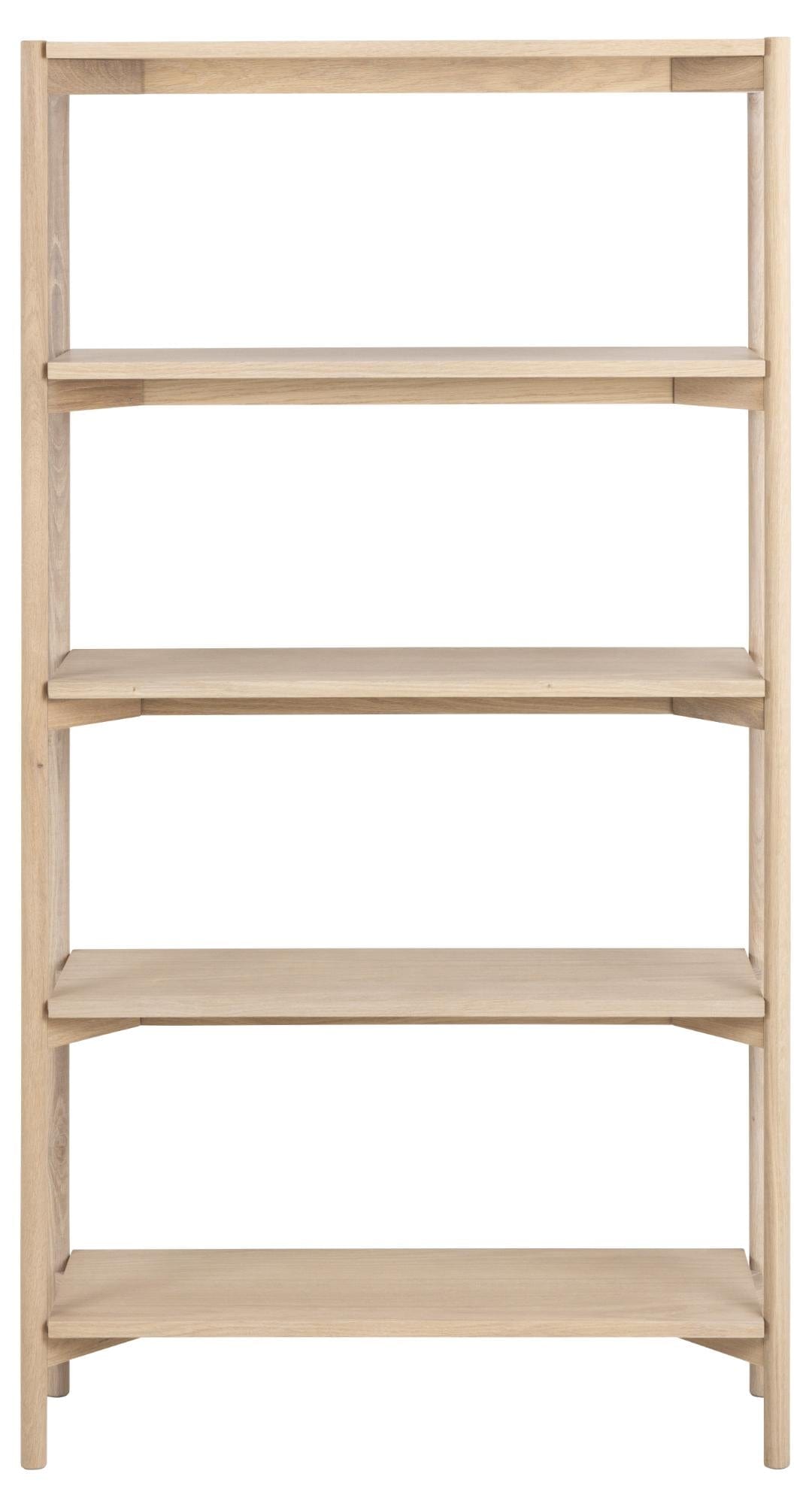 Actona Biblioteca din MDF si lemn, Oxford Natural, l86xA30xH160 cm