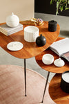 BIZZOTTO, Set 8 Lumanari Decorative Canister S, Negru, din Ceara in Pahar de Ceramica, Rotunde Ø10xH11 cm (2)