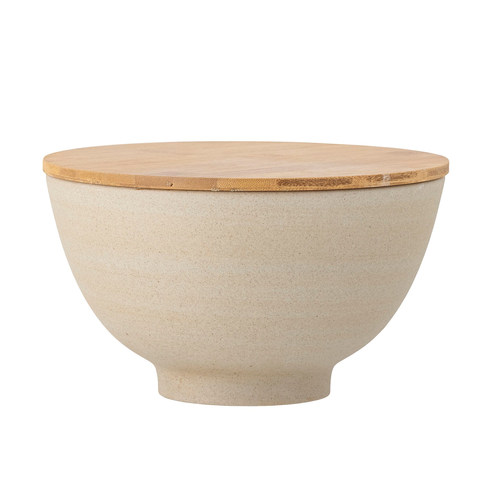 Bloomingville Bol cu capac din ceramica, Lee Natural, 3100 ml