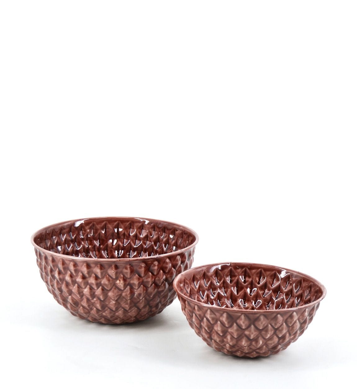 Bol decorativ din email Silkar Large Maro, Ø26xH12 cm (4)