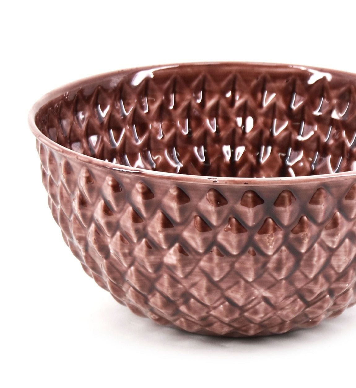 Moycor Bol decorativ din email Silkar Large Maro, Ø26xH12 cm