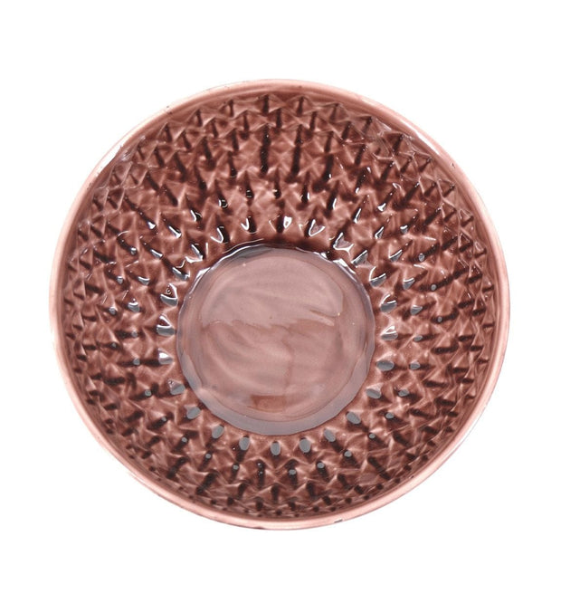 Moycor Bol decorativ din email Silkar Large Maro, Ø26xH12 cm