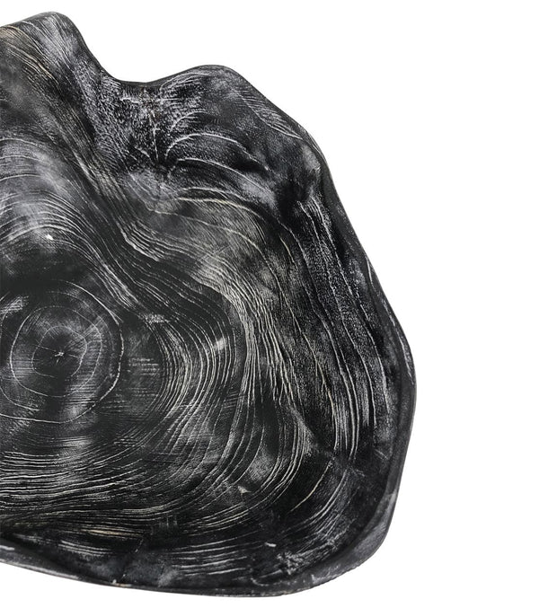 Bol decorativ din lemn Erosi Negru, L28xl26xH16 cm (2)