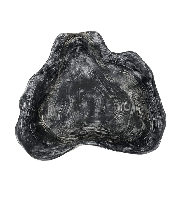 Bol decorativ din lemn Erosi Negru, L28xl26xH16 cm (3)