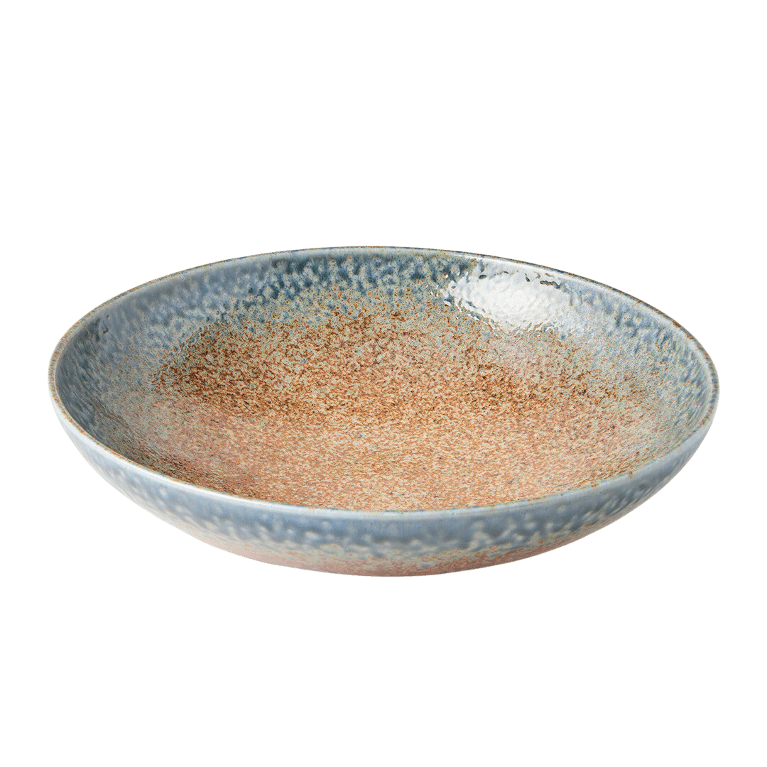 Bol din ceramica, 1500 ml, Ø28,5xH7,5 cm, Earth & Sky Multicolor