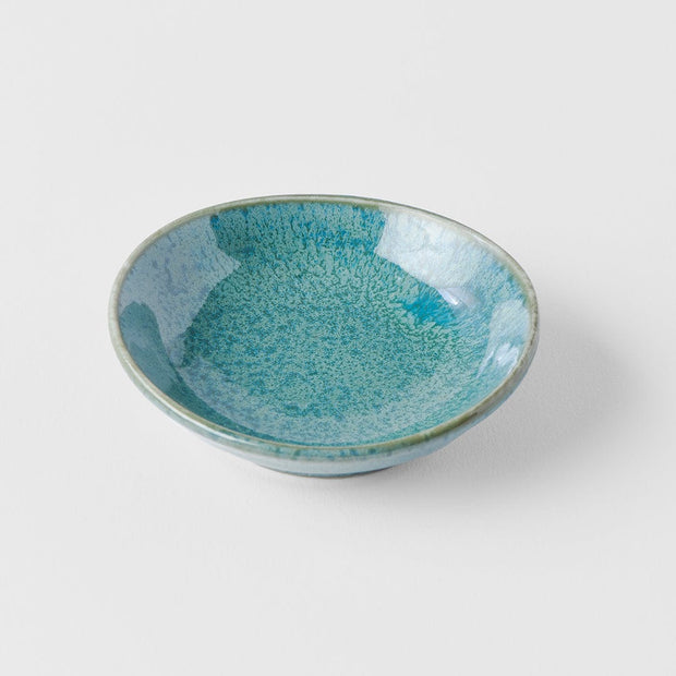 MIJ Europe Bol din ceramica, 20 ml, Ø8xH2 cm, Peacock Turcoaz