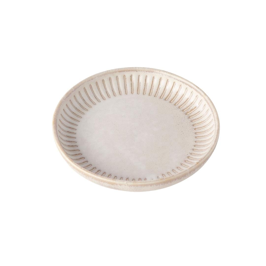 MIJ Europe Bol din ceramica, 20 ml, Ø9xH1,5 cm, Peacock Crem