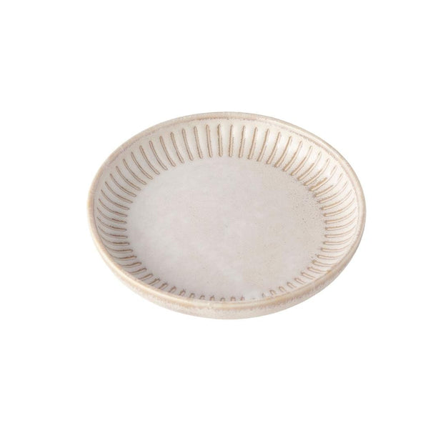 MIJ Europe Bol din ceramica, 20 ml, Ø9xH1,5 cm, Peacock Crem