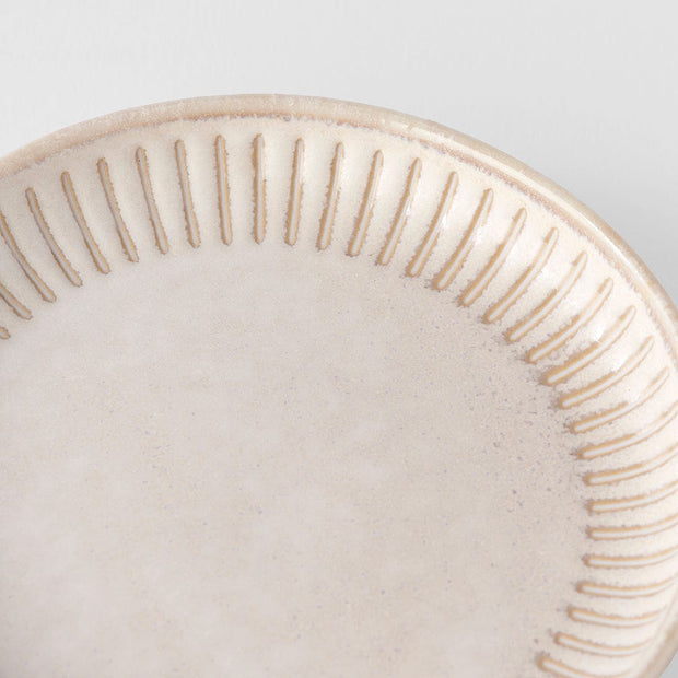 MIJ Europe Bol din ceramica, 20 ml, Ø9xH1,5 cm, Peacock Crem