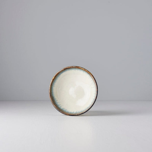 MIJ Europe Bol din ceramica, 200 ml, Ø13xH4,5 cm, Aurora Alb