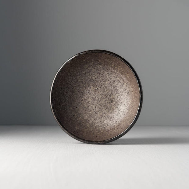 MIJ Europe Bol din ceramica, 200 ml, Ø13xH4,5 cm, Earth Maro