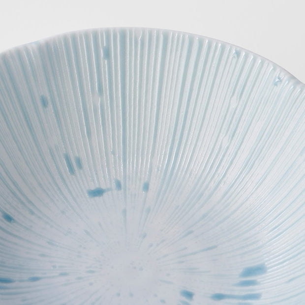 MIJ Europe Bol din ceramica, 200 ml, Ø14xH4,2 cm, Ice Albastru