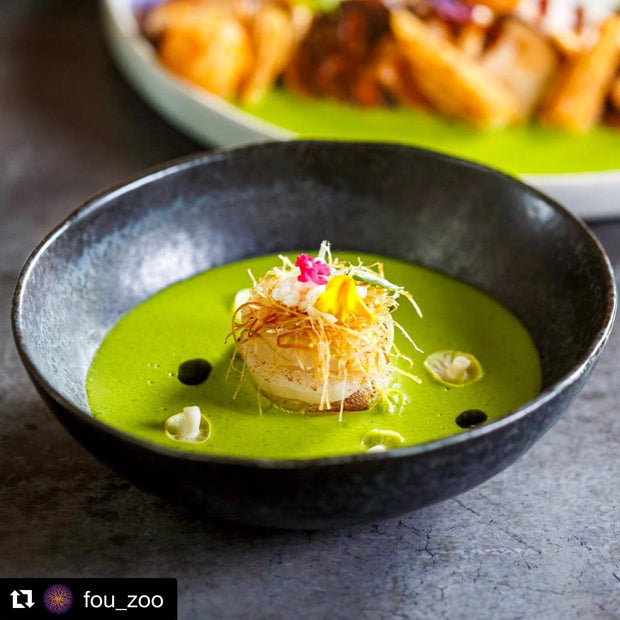 MIJ Europe Bol din ceramica, 300 ml, L16,5xl15 cm, Fade Negru