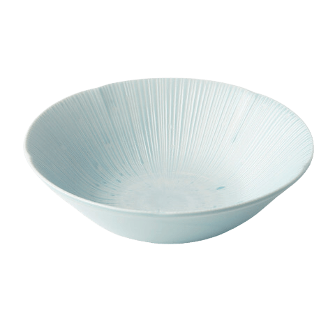 MIJ Europe Bol din ceramica, 350 ml, Ø17xH5,2 cm, Ice Albastru