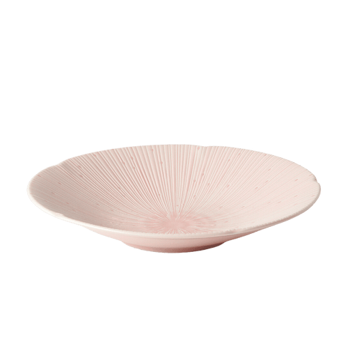 MIJ Europe Bol din ceramica, 350 ml, Ø22,5xH4 cm, Ice Roz