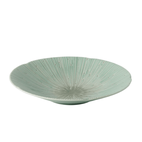 MIJ Europe Bol din ceramica, 350 ml, Ø22,5xH4 cm, Ice Verde