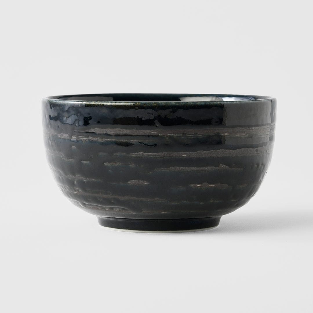 MIJ Europe Bol din ceramica, 400 ml, Ø13 cm, Swirl Albastru