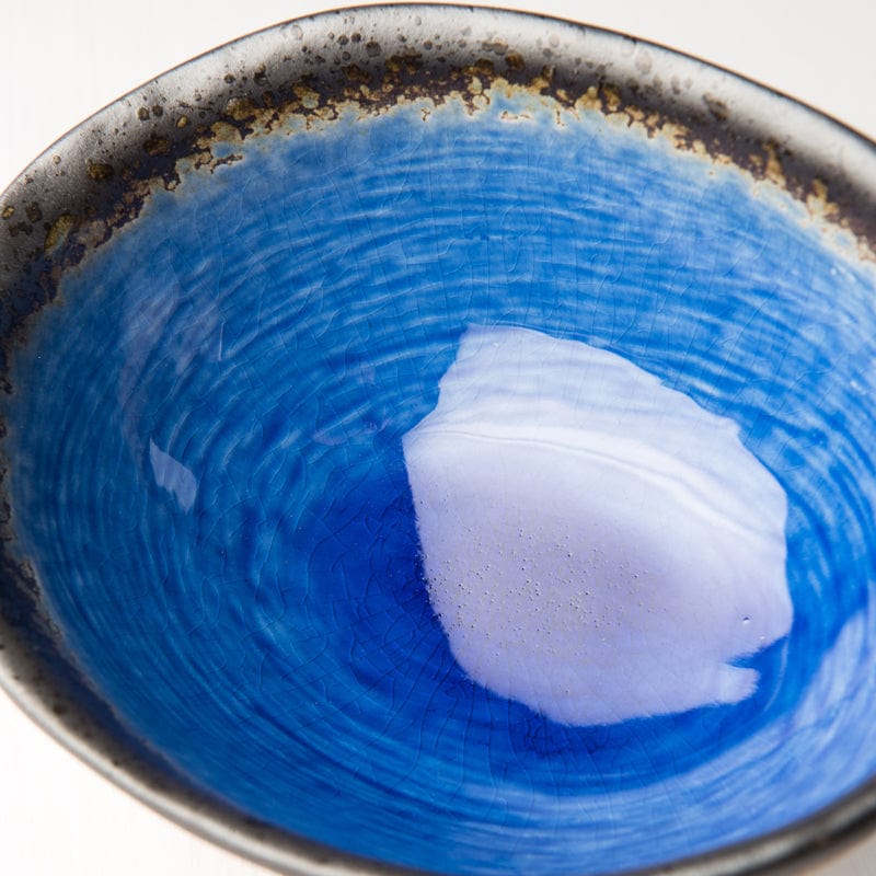 MIJ Europe Bol din ceramica, 450 ml, L17xl13 cm, Cobalt Albastru