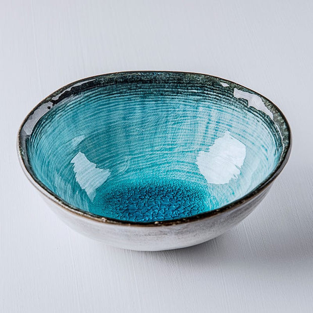 MIJ Europe Bol din ceramica, 450 ml, L17xl13 cm, Sky Albastru