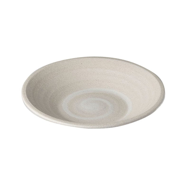 MIJ Europe Bol din ceramica, 450 ml, Ø22,5xH4,5 cm, Sand Alb