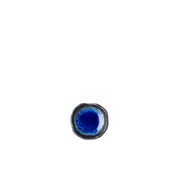 MIJ Europe Bol din ceramica, 50 ml, Ø9xH3 cm, Cobalt Albastru