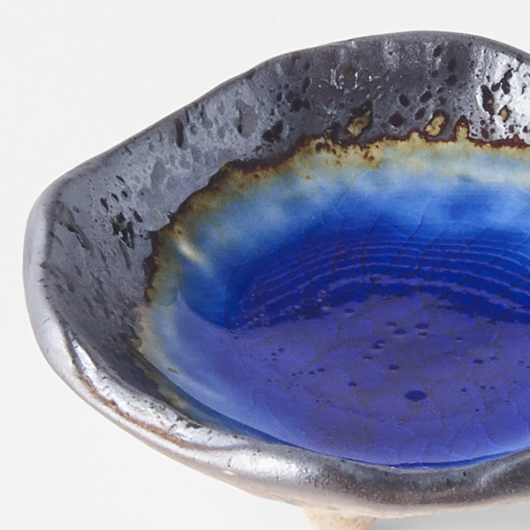 MIJ Europe Bol din ceramica, 50 ml, Ø9xH3 cm, Cobalt Albastru
