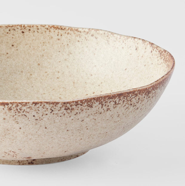 MIJ Europe Bol din ceramica, 600 ml, L19xl17,5 cm, Fade Bej