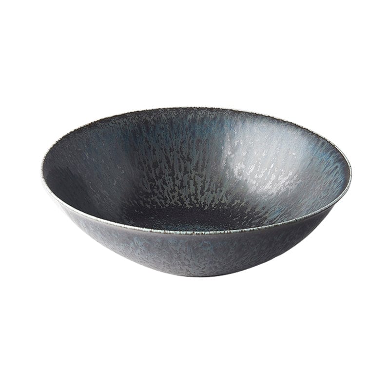 Bol din ceramica, 700 ml, Ø21xH7 cm, Fade Negru