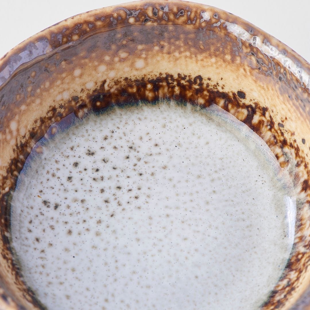 MIJ Europe Bol din ceramica, 80 ml, Ø8xH3 cm, Akane Gri