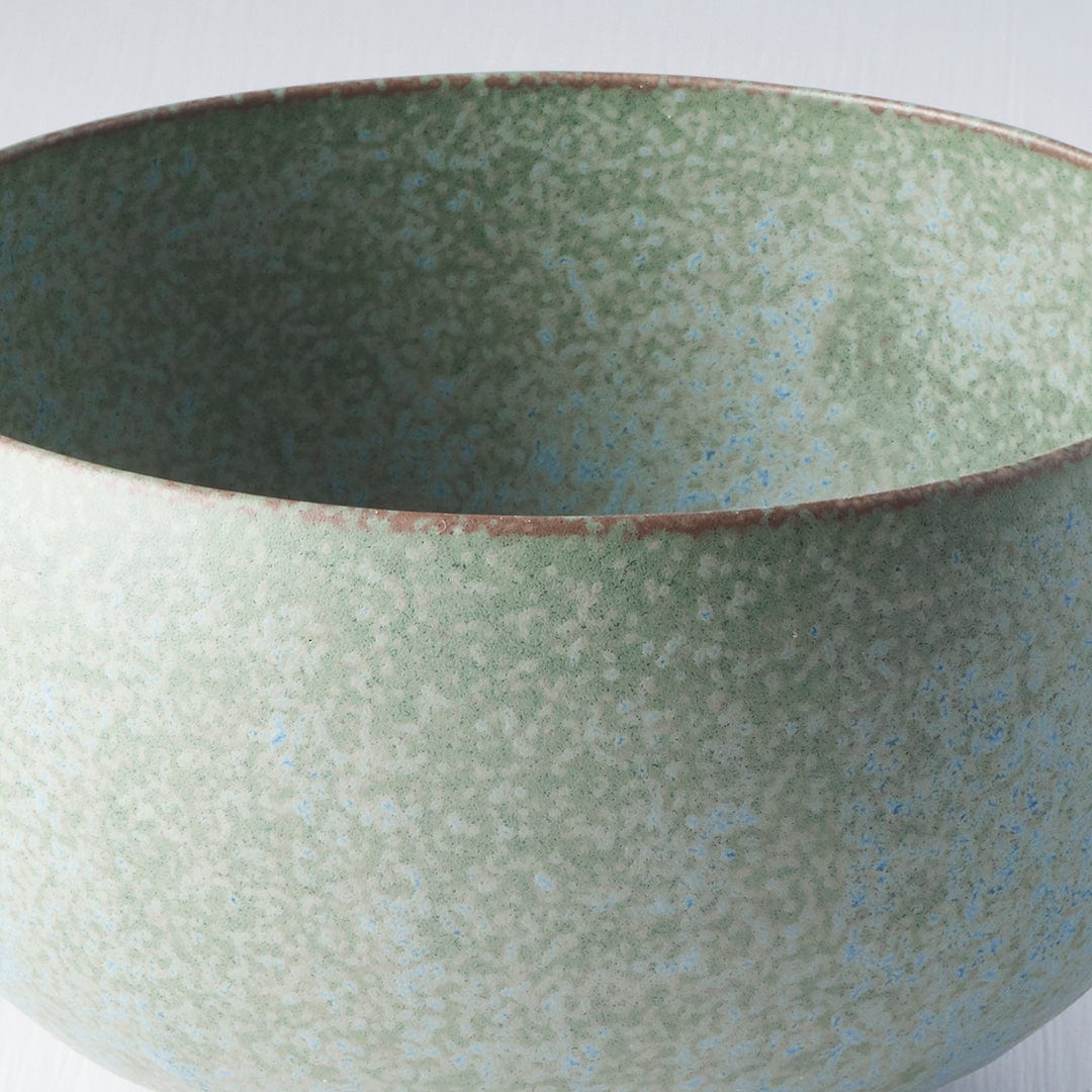 MIJ Europe Bol din ceramica, 800 ml, Ø15,5xH9,5 cm, Fade Verde