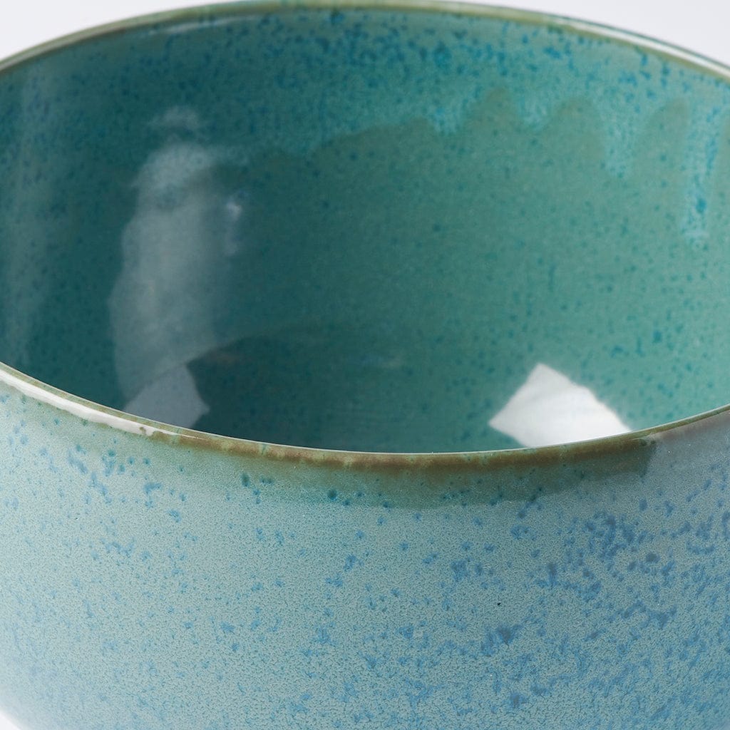 MIJ Europe Bol din ceramica, 800 ml, Ø15xH9,2 cm, Peacock Turcoaz