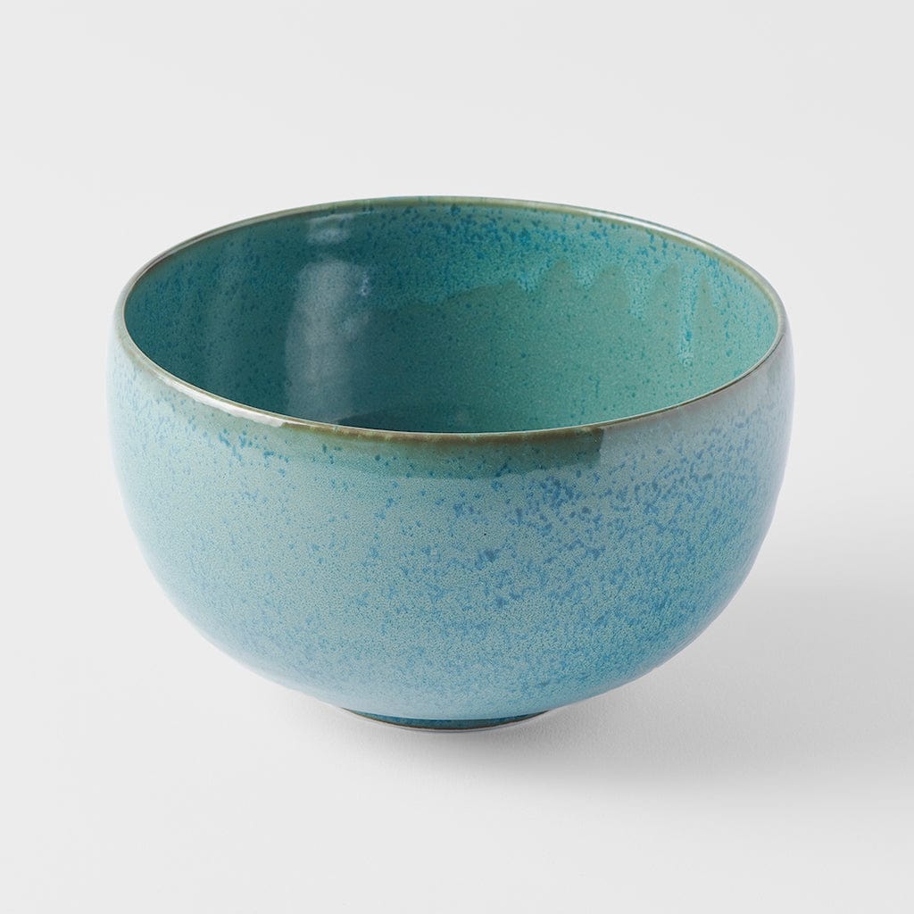 MIJ Europe Bol din ceramica, 800 ml, Ø15xH9,2 cm, Peacock Turcoaz