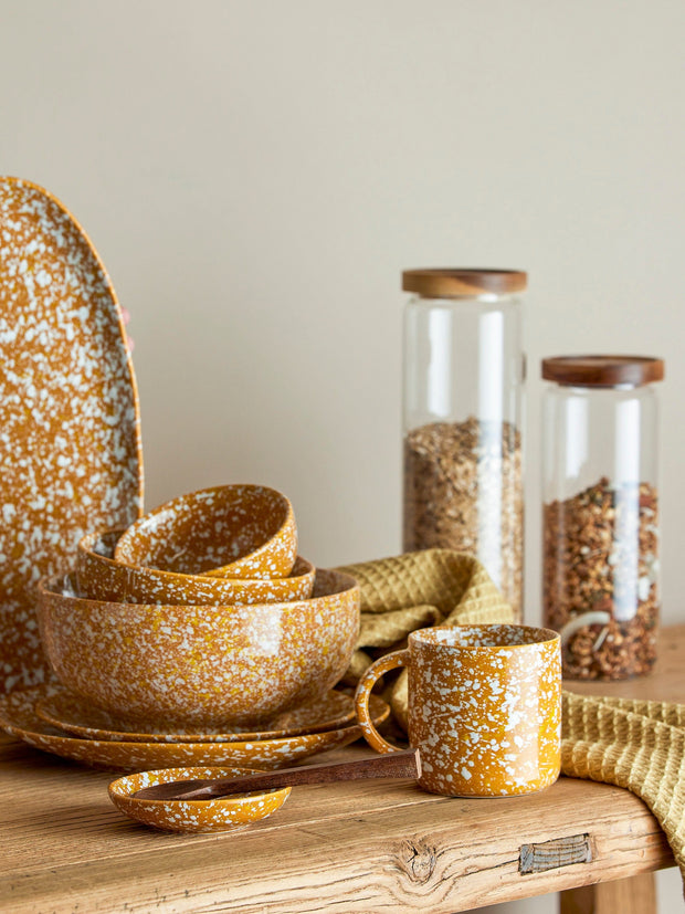 Bloomingville Bol din ceramica, Carmel Maro, 600 ml