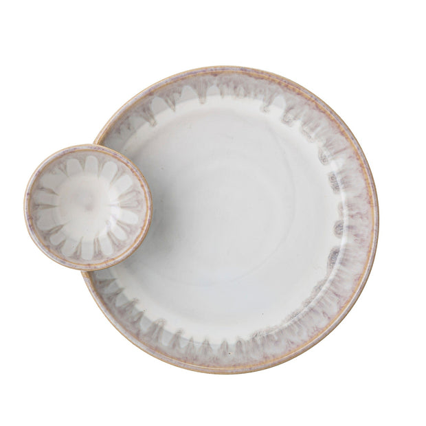 Bloomingville Bol din ceramica, Caya Natural, 130 + 500 ml