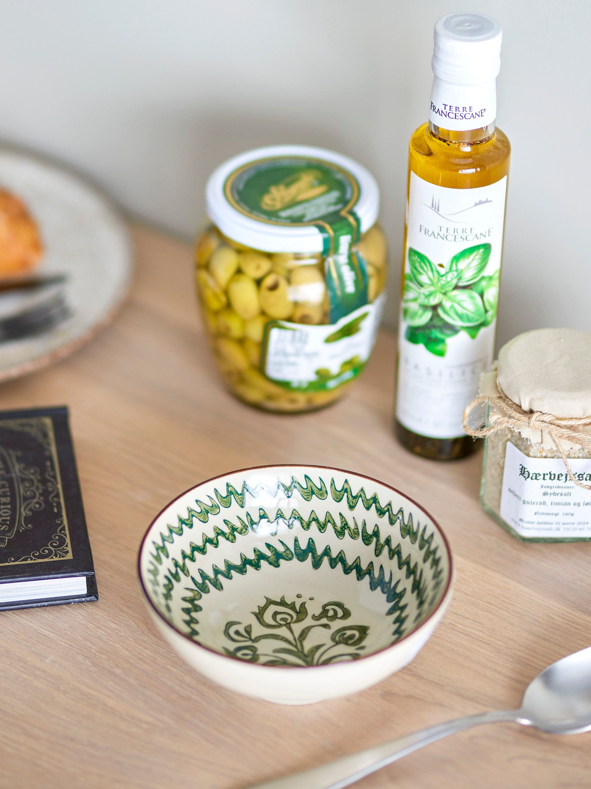 Bloomingville Bol din ceramica, Heikki Verde, 250 ml