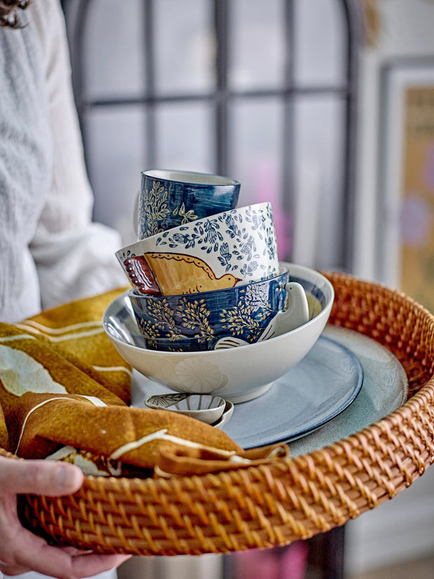 Bloomingville Bol din ceramica, Hezha Natural, 460 ml